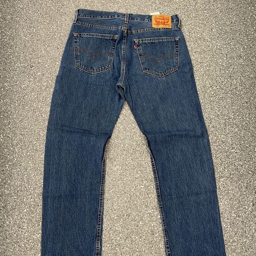 Levi's Men's Dark Blue Straight Jeans